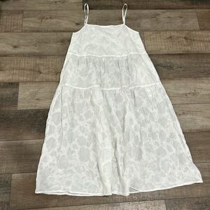 Enza Costa tiered midi dress 2/M